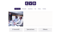 Desktop Screenshot of evb.cz